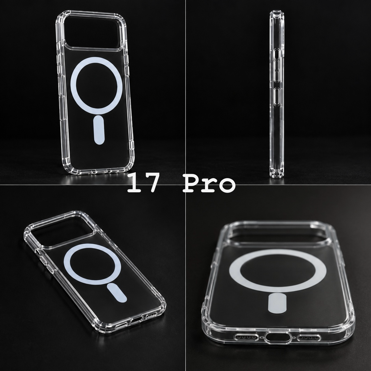 iPhone 17 Pro Transparent Magnetic Case